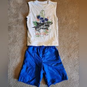 Boys summer short set